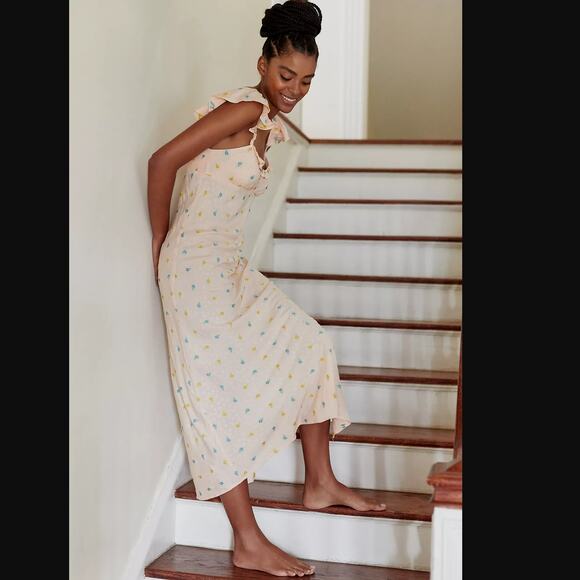 Anthropologie Scallop Babydoll Dress - New - Small - Picture 2 of 6